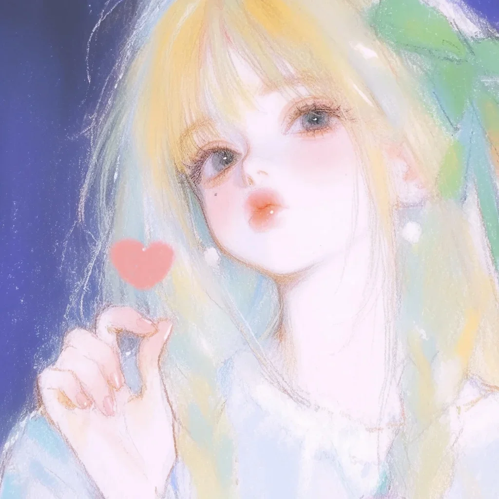 动漫唯美女生头像