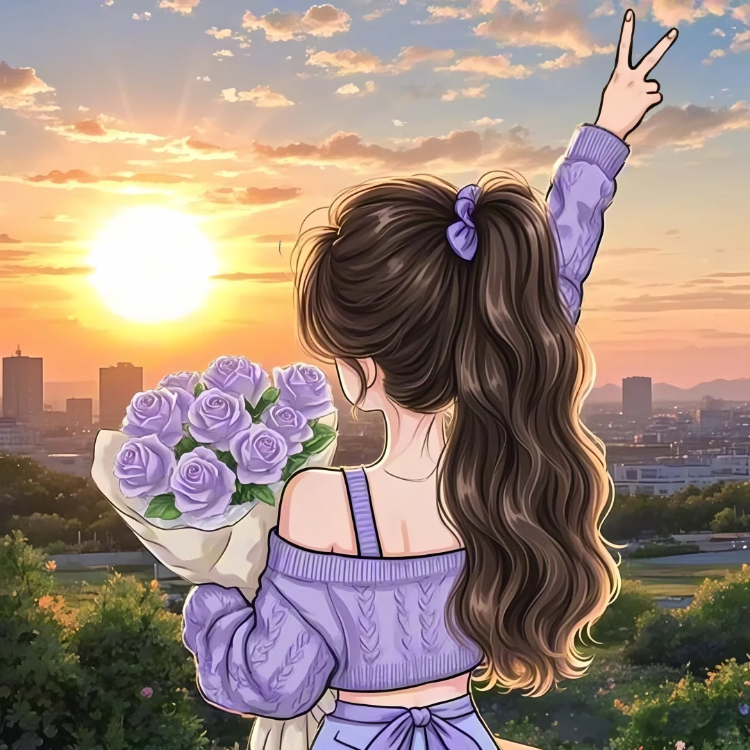 可爱女生头像♥玫瑰自有浪漫🌹✌🏻