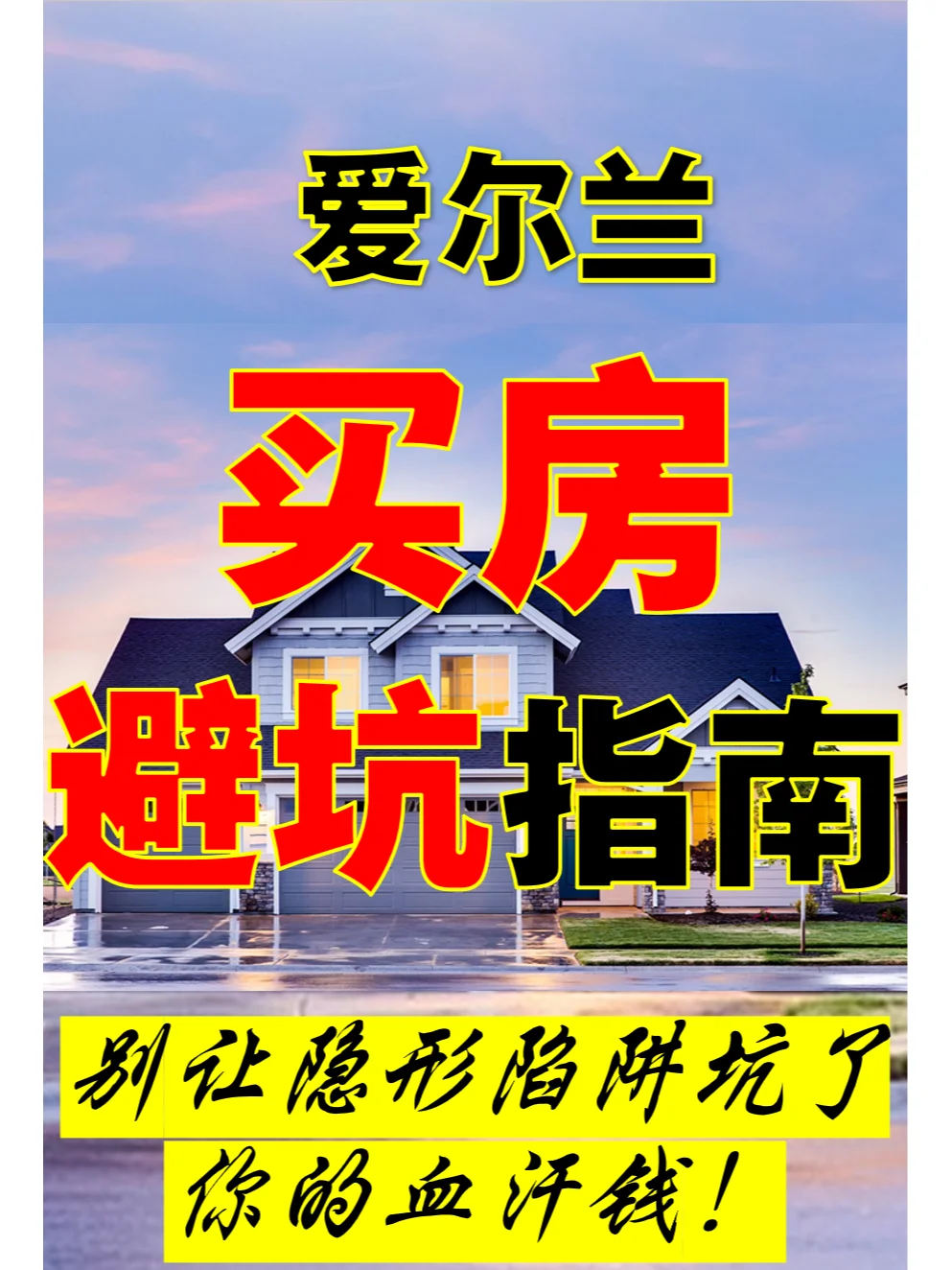 爱尔兰买房🏠，避坑指南！💥