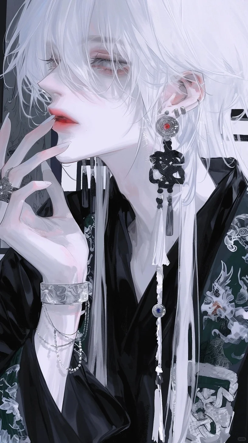唯美白发