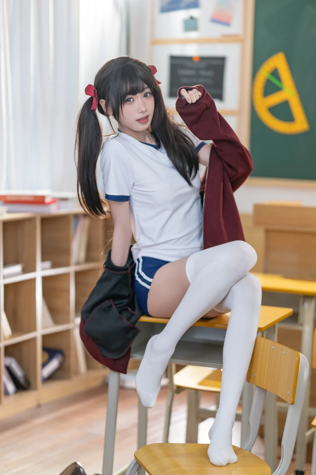体操服白丝经典组合！