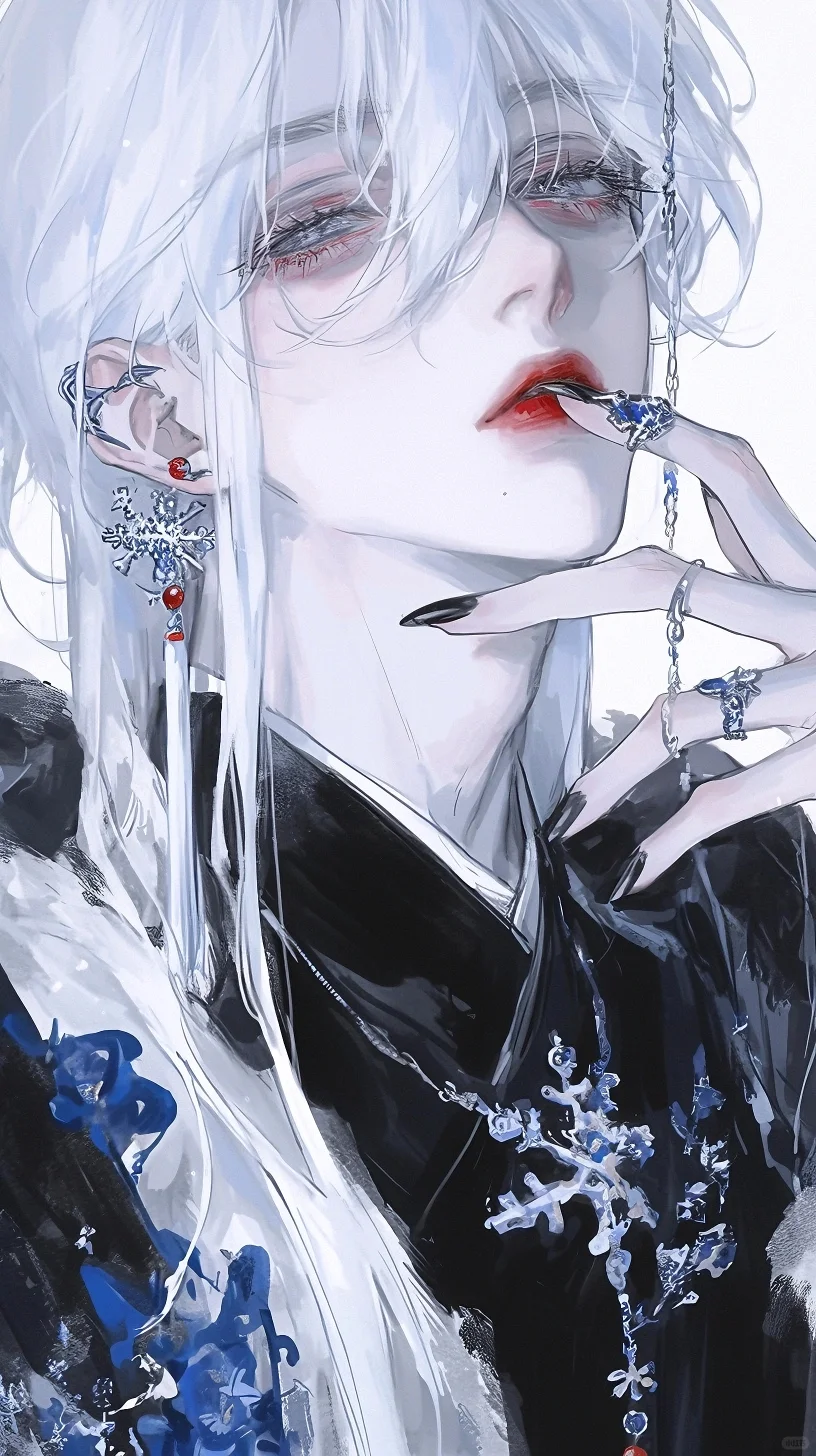 唯美白发