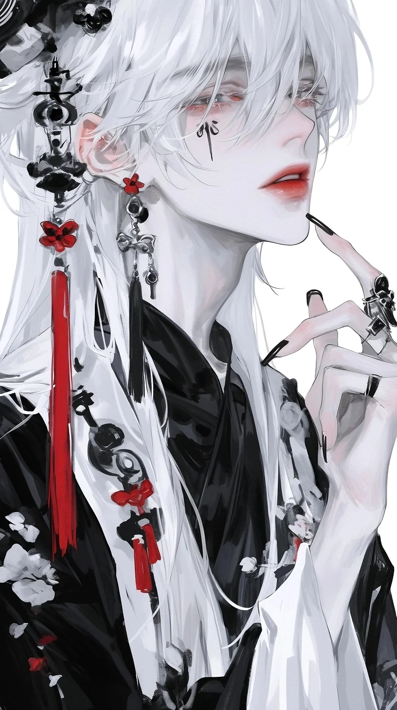 唯美白发