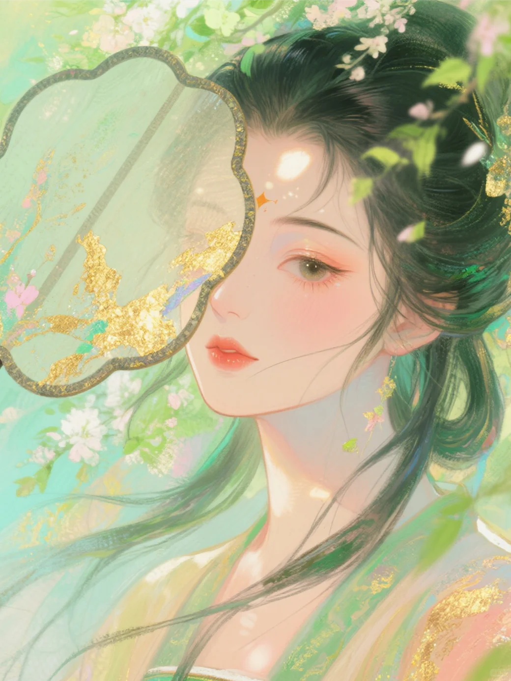 可商素材07/古风女小说底图