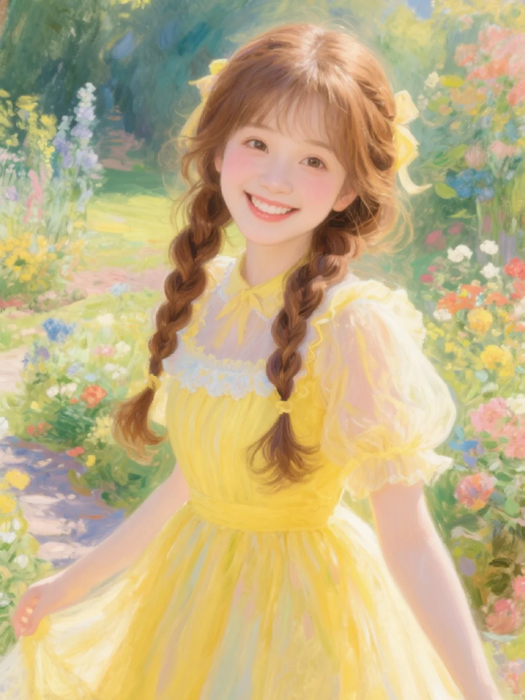 AI笔下的美人～