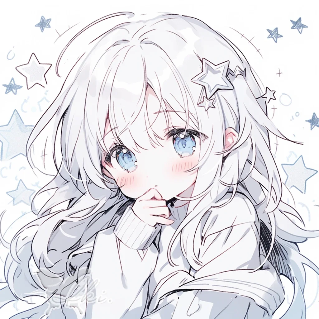 🤍女生头像｜纯白