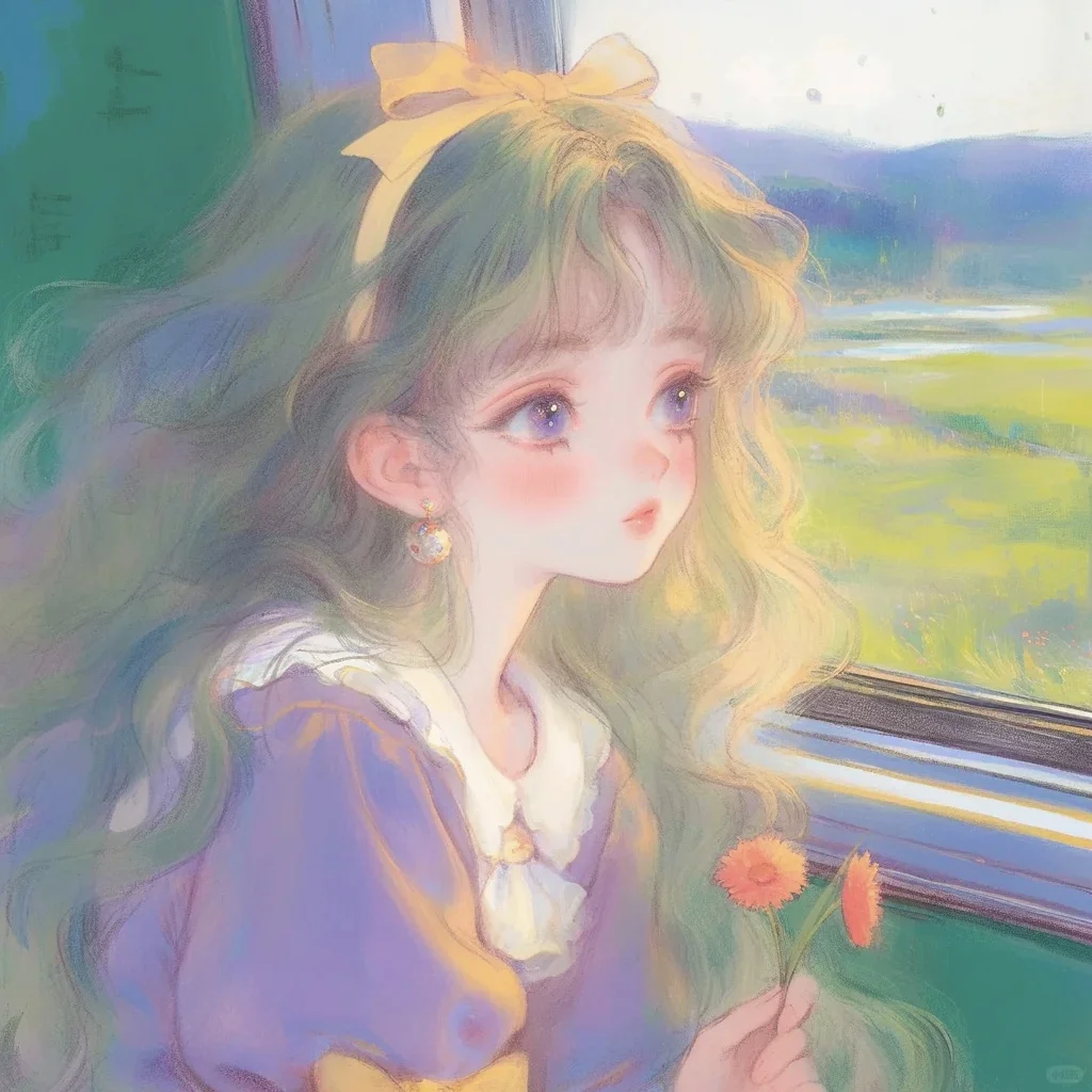 动漫唯美女生头像