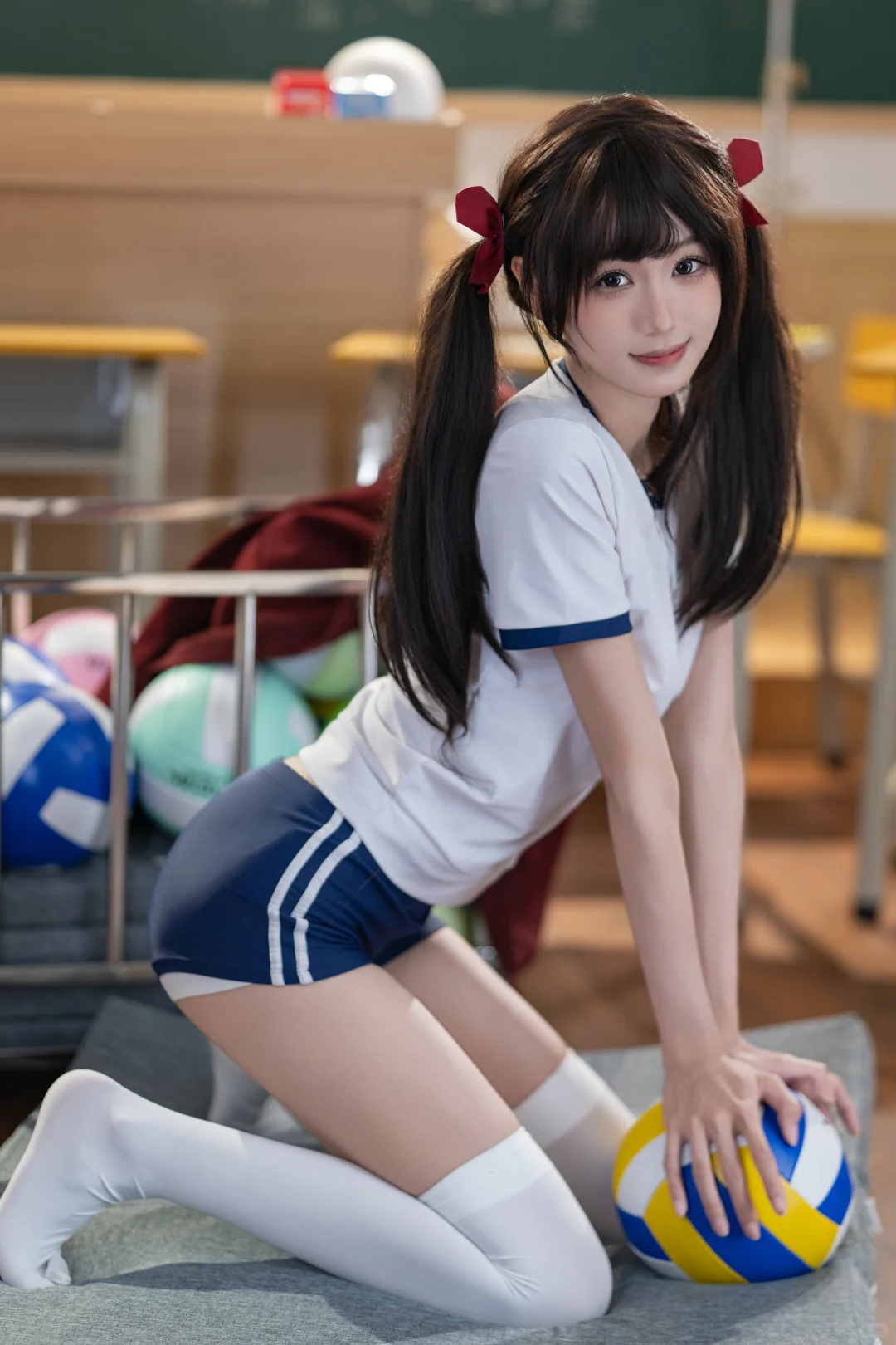 体操服白丝经典组合！