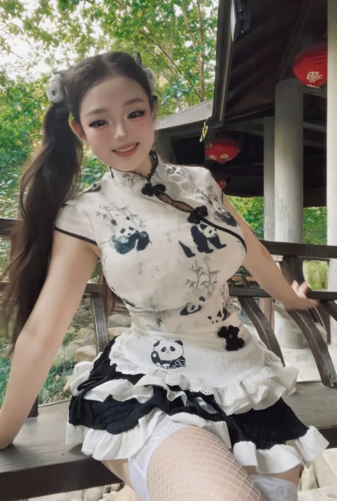 古早感小众旗袍！🐼🐼🐼🐼