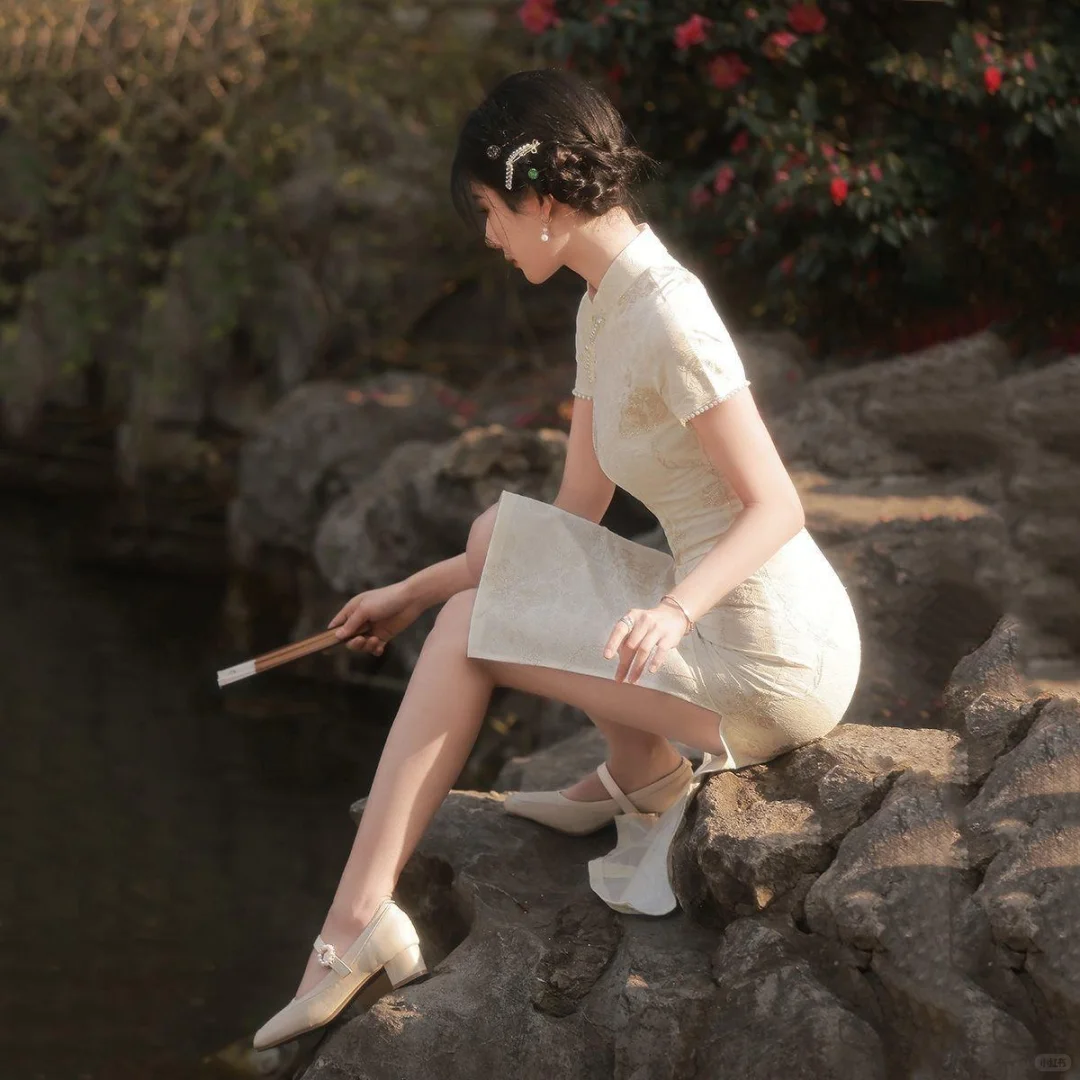 夏天这样穿 去公园真的美