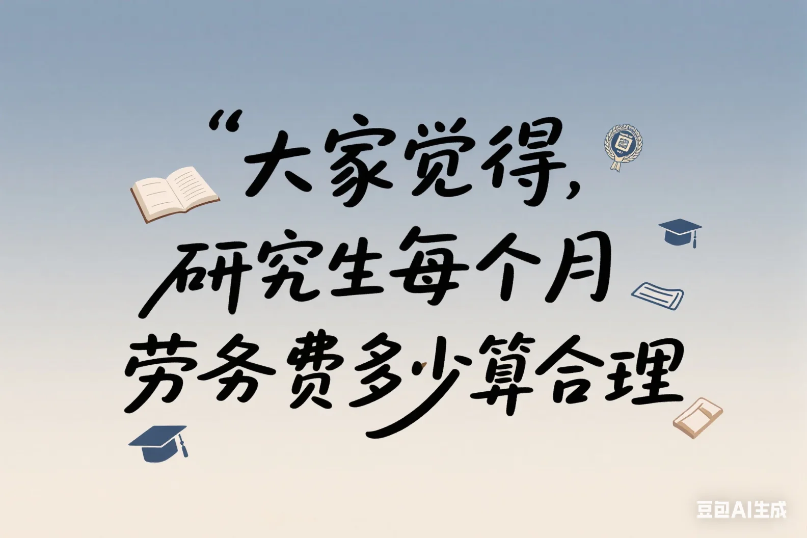 💸研究生劳务费の迷思：你中了几条？