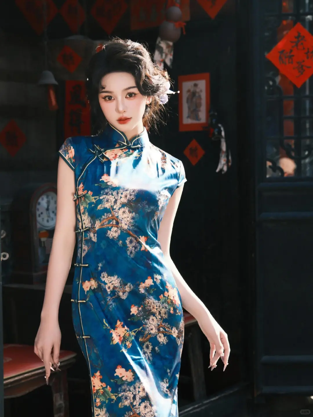 来天津随机的一家店！旗袍给我拍成这样子！