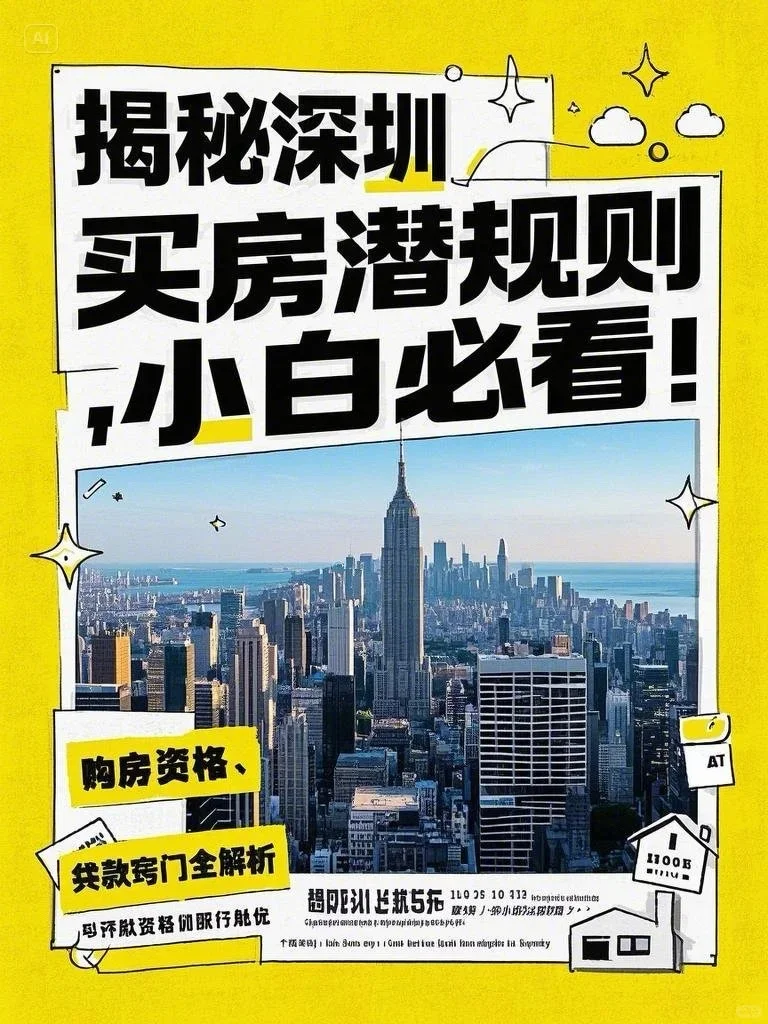 揭秘深圳买房Q规则，小白必看！