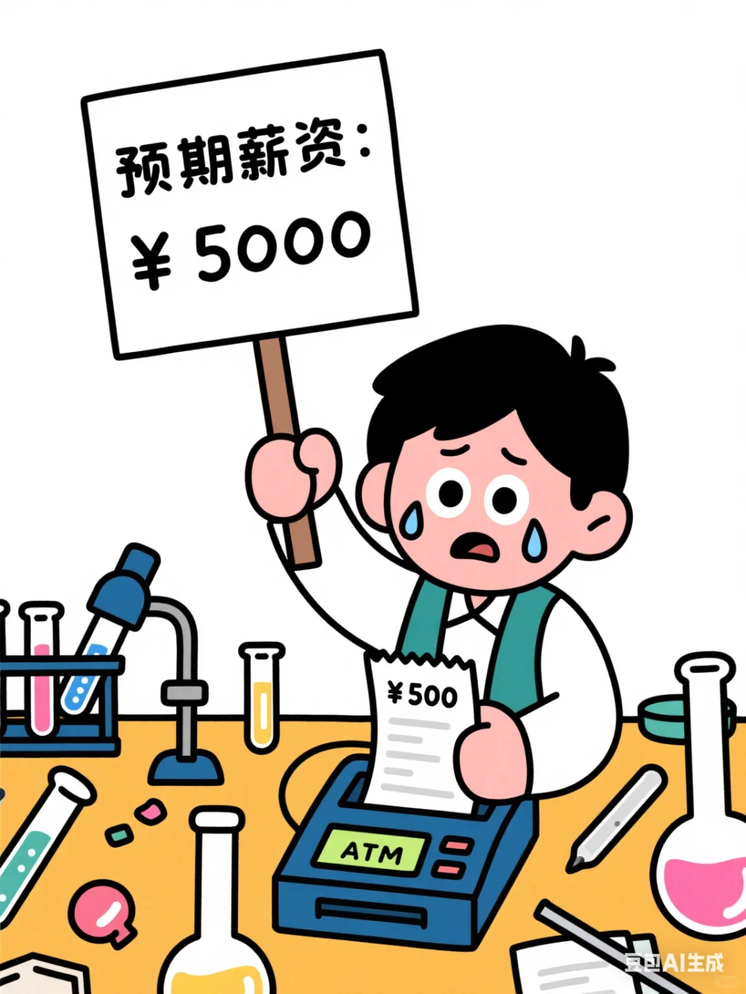💸研究生劳务费の迷思：你中了几条？