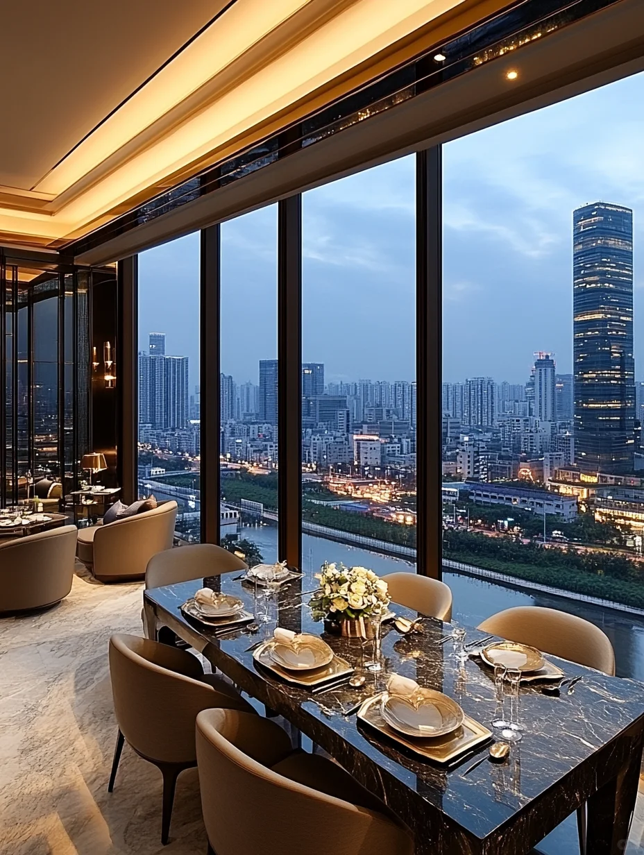 灰调大理石+蓝调夜景=高级感？