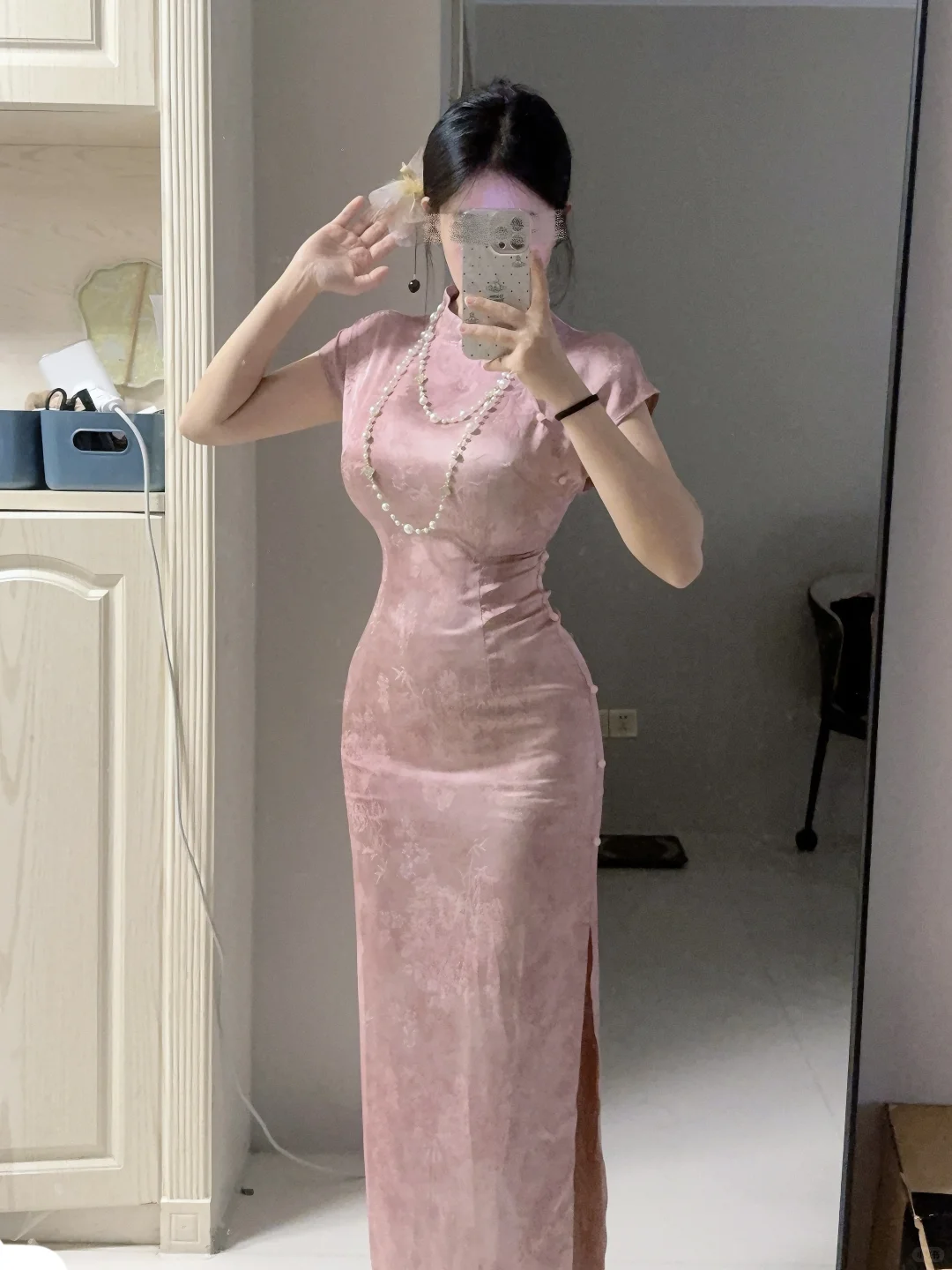 我身材这么好不穿旗袍可惜了