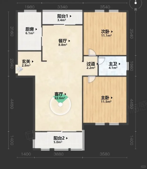 🔥上海买房｜东外滩🏠 南北通2️⃣居室江景房