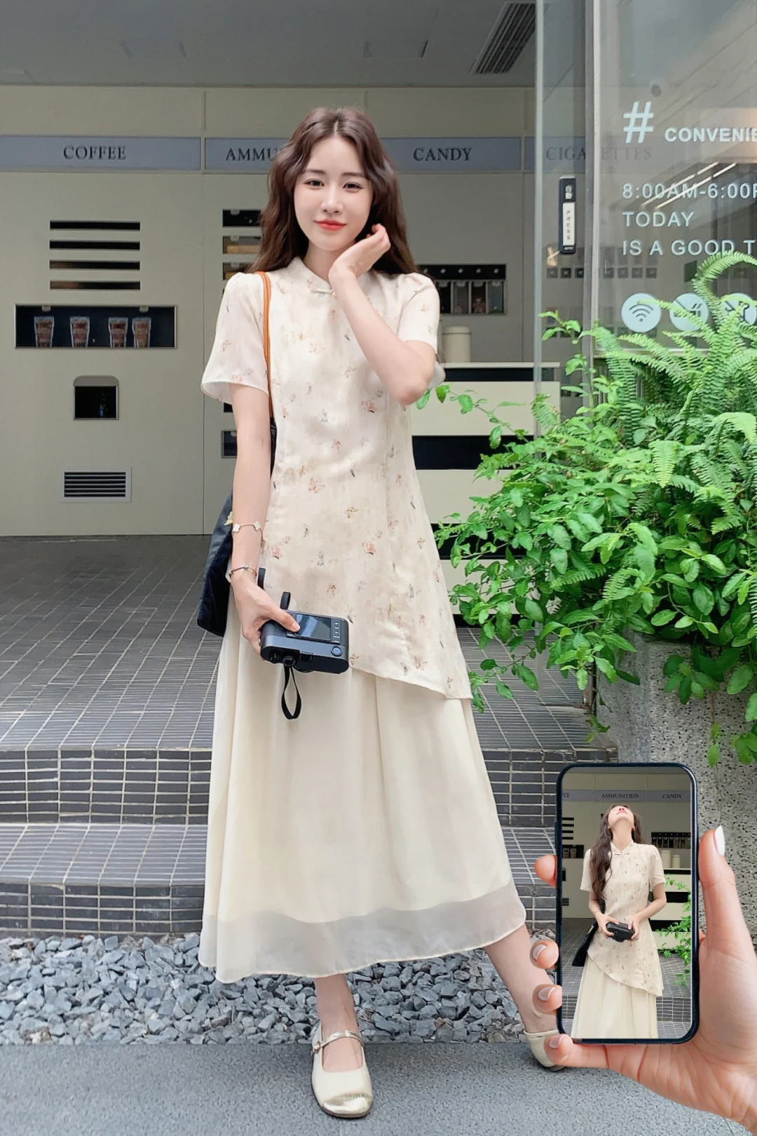 上身超好看的一套旗袍！🎀