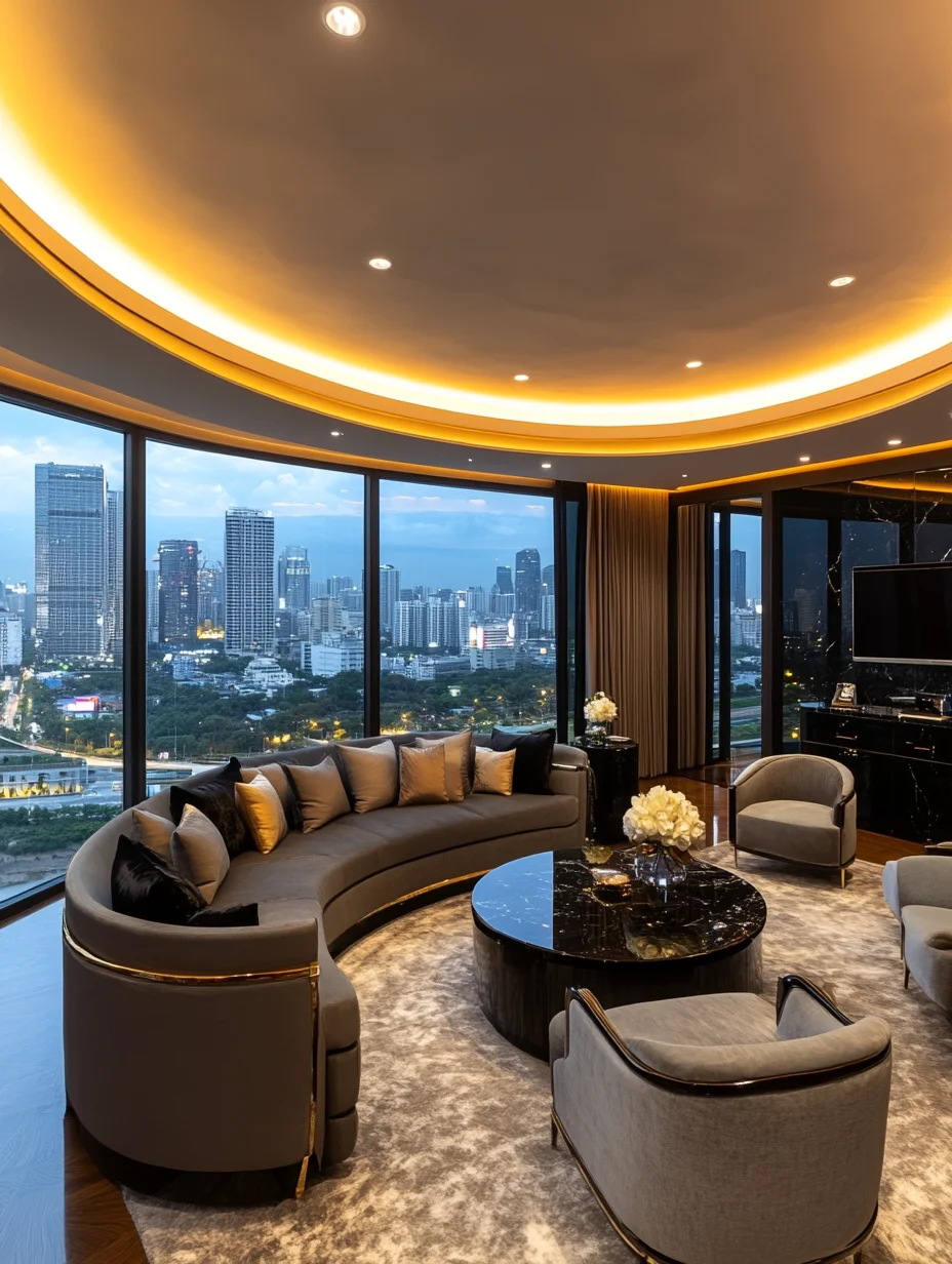 灰调大理石+蓝调夜景=高级感？