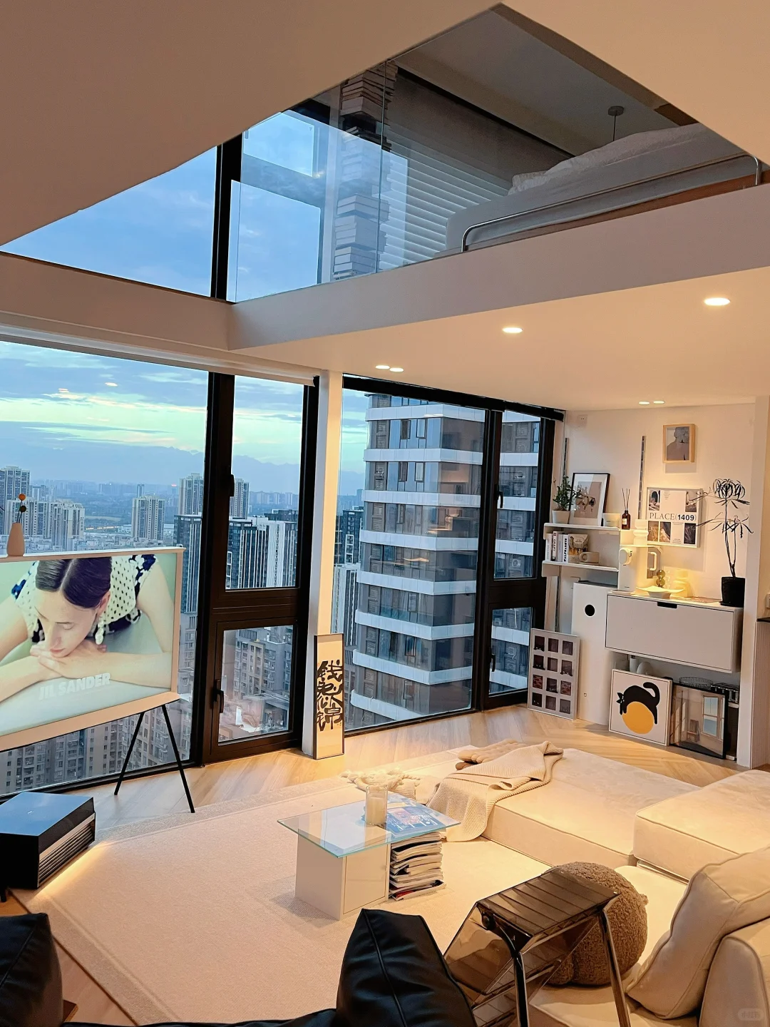 有一个40平双面采光的loft🏠是怎样的体验？