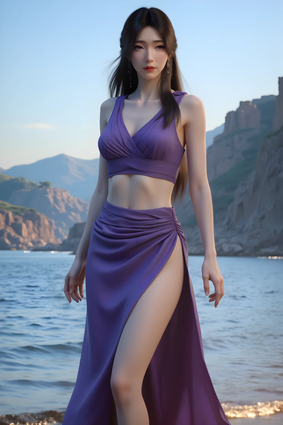 “凡人修仙传｜紫灵海边现身，美到出尘”