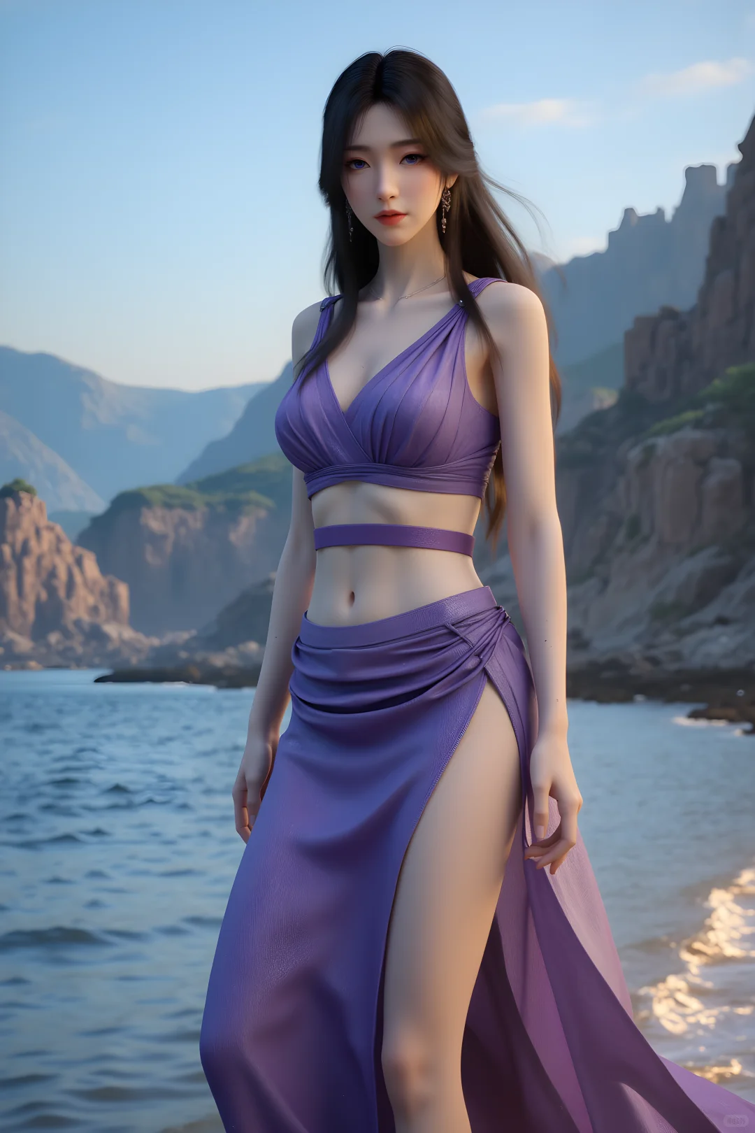 “凡人修仙传｜紫灵海边现身，美到出尘”
