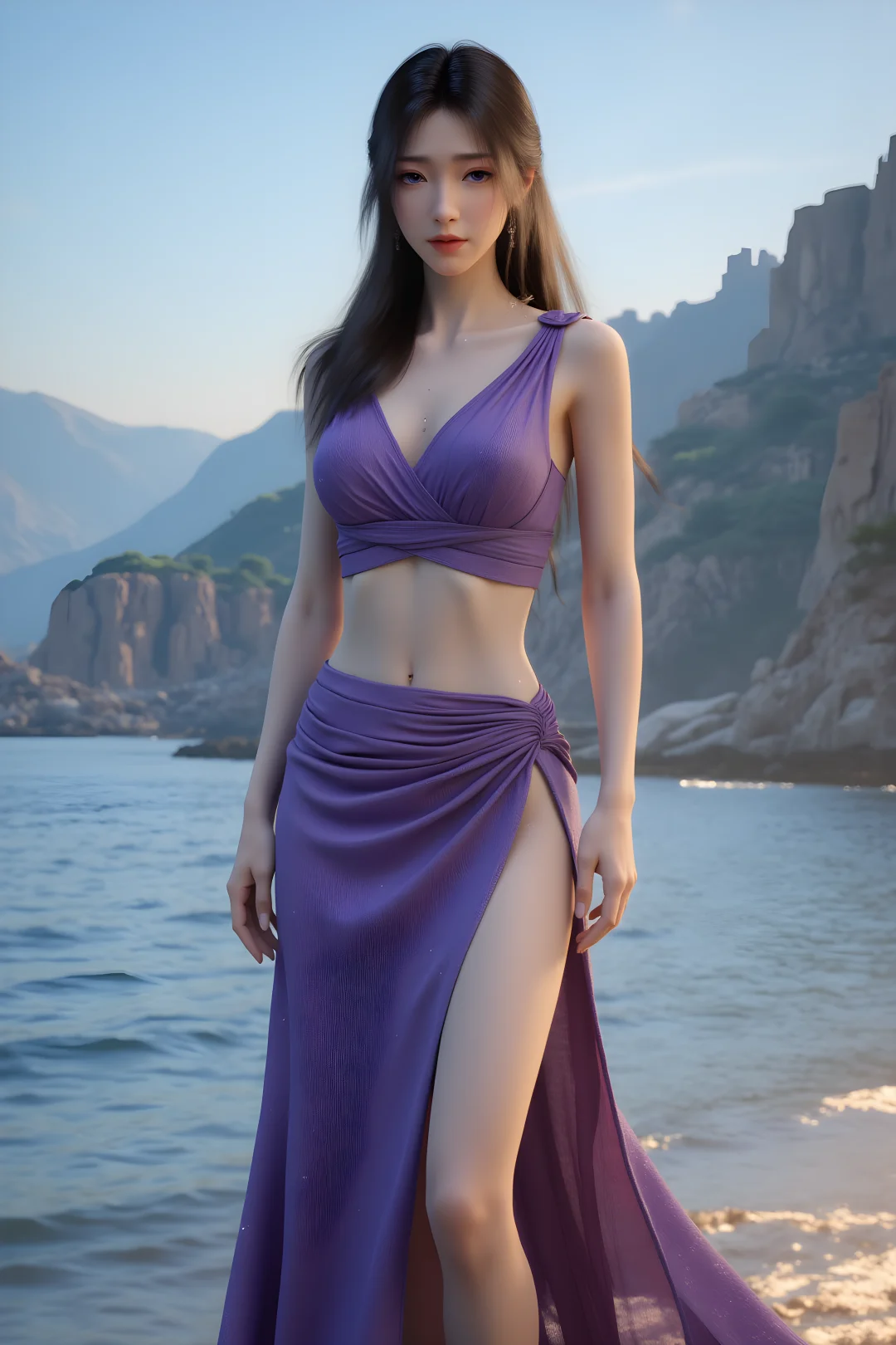 “凡人修仙传｜紫灵海边现身，美到出尘”