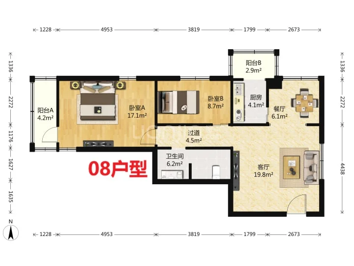 简介航天二院附近电梯房之玉海园二里