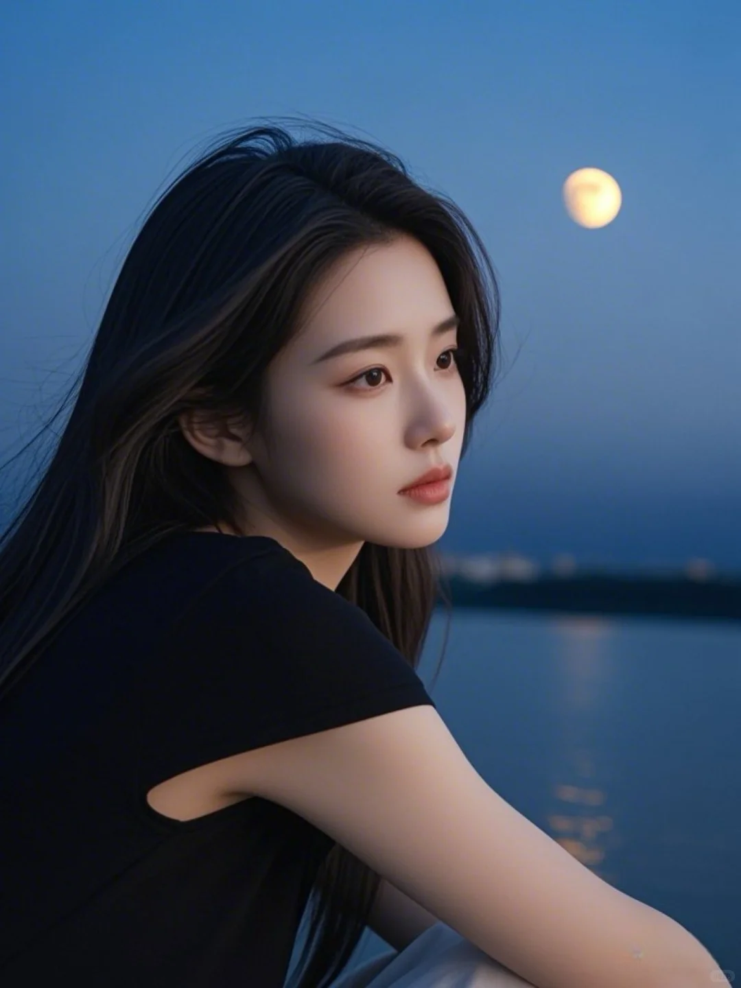 孤独女孩素材|氛围感头像