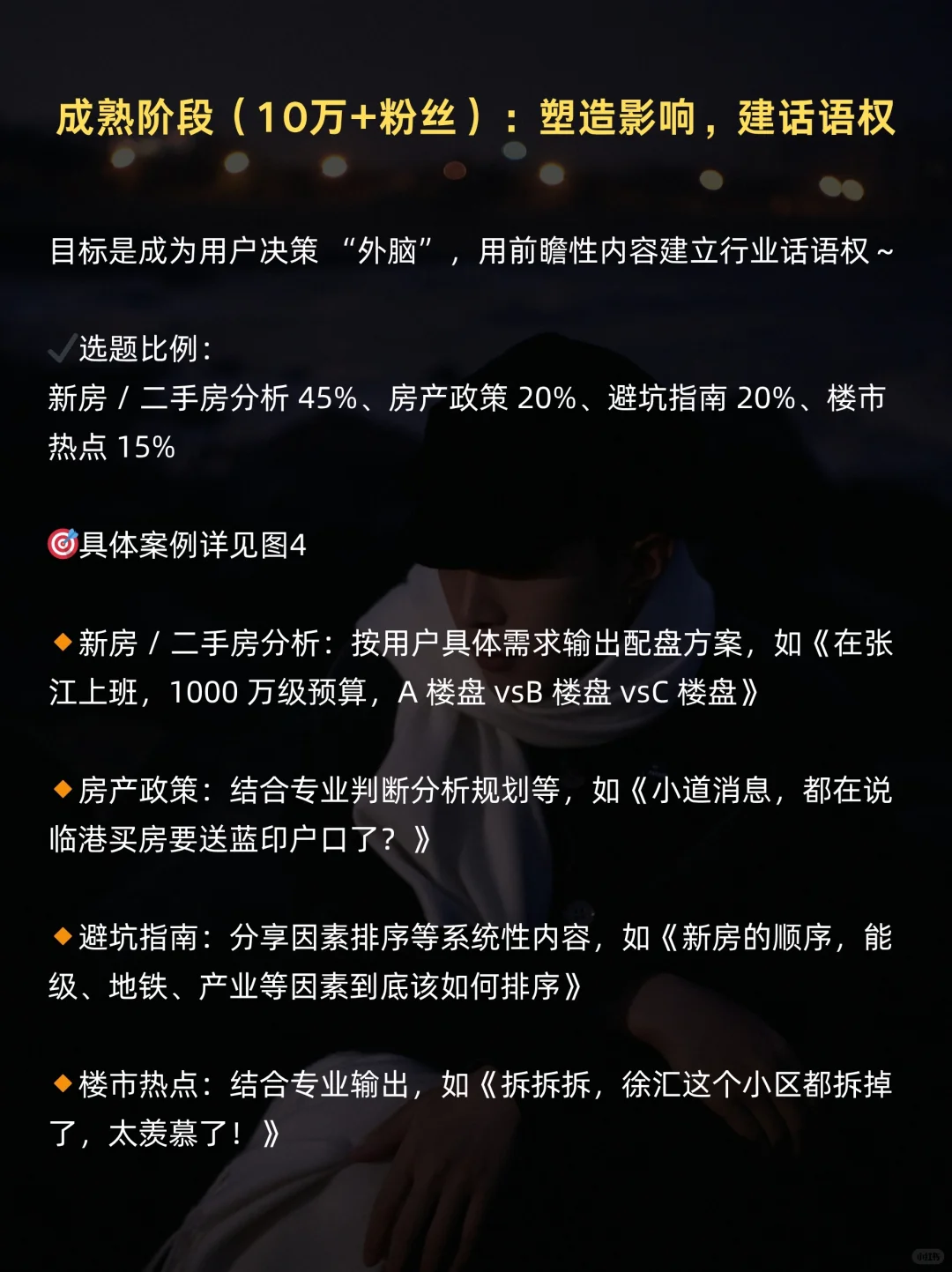 从0到10万+，房产账号阶段化选题攻略