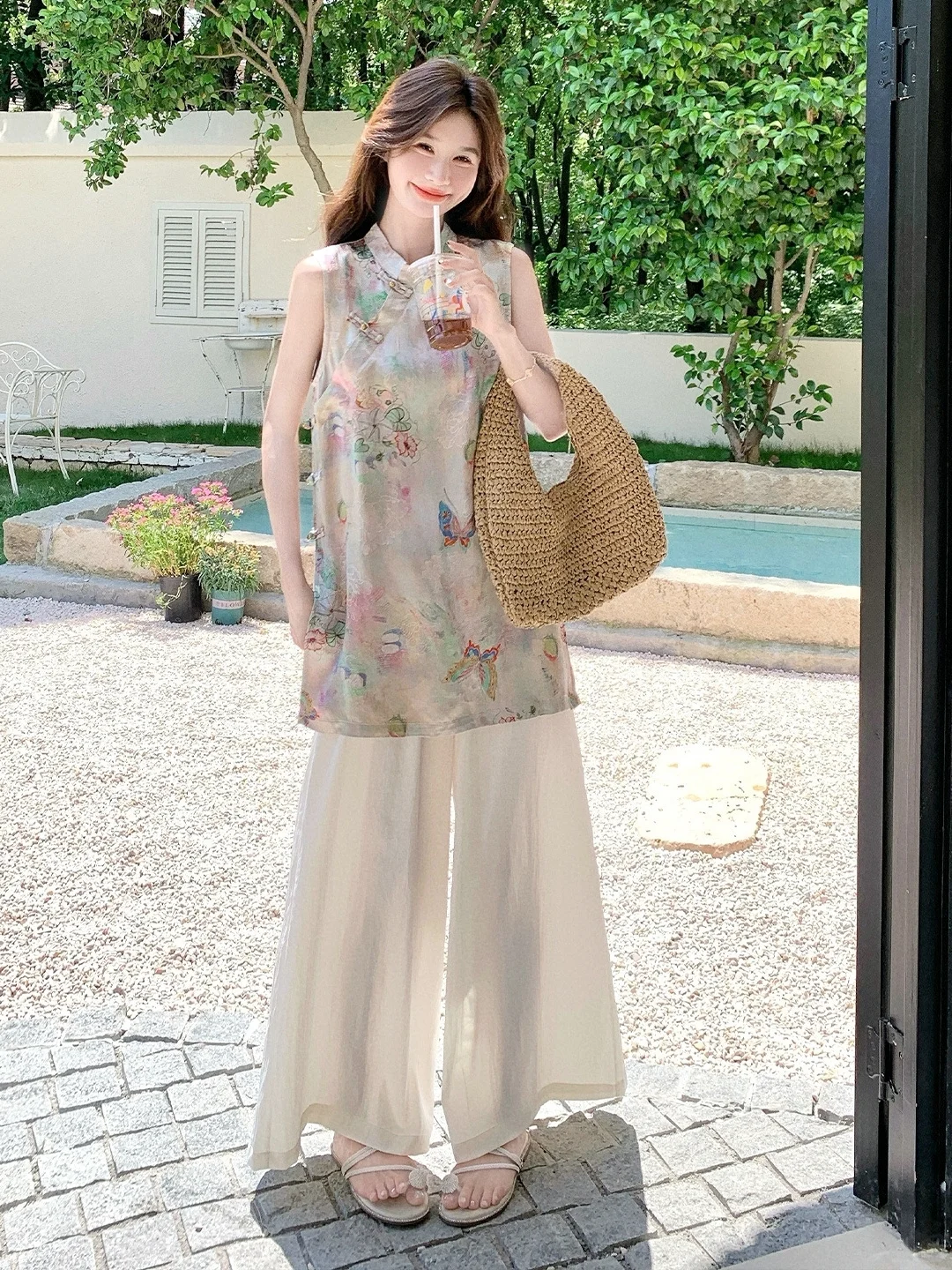 把“春日繁花”穿身上🌸 新中式松弛感套