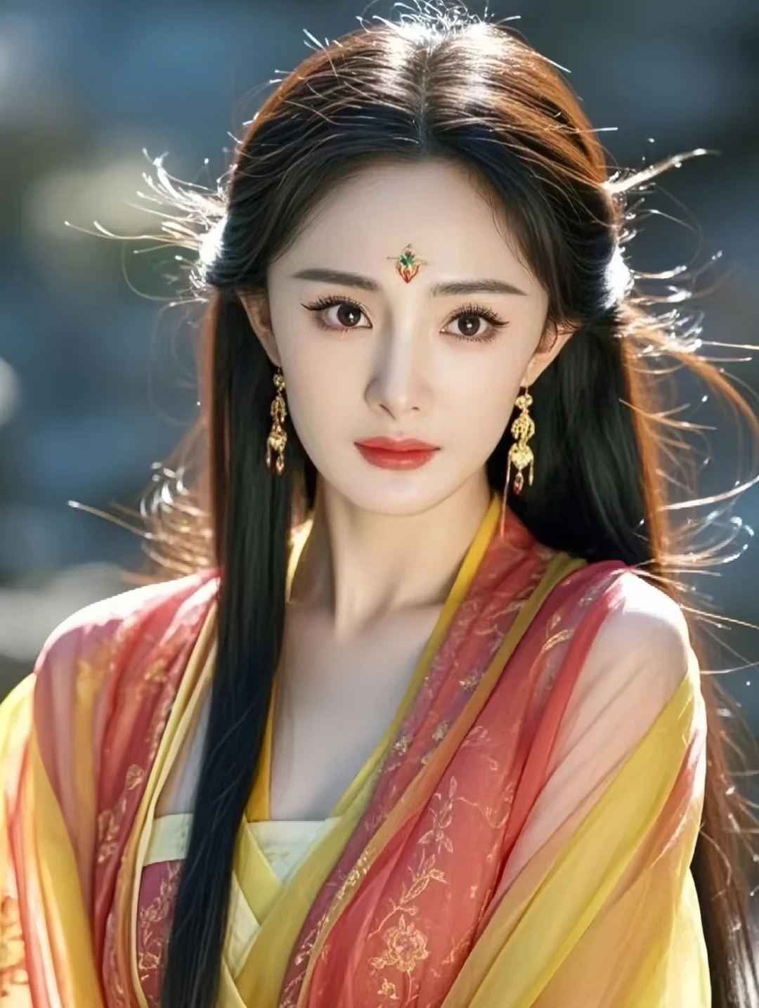 媚眼如丝，灵光流转:杨幂狐系眉眼的魅力