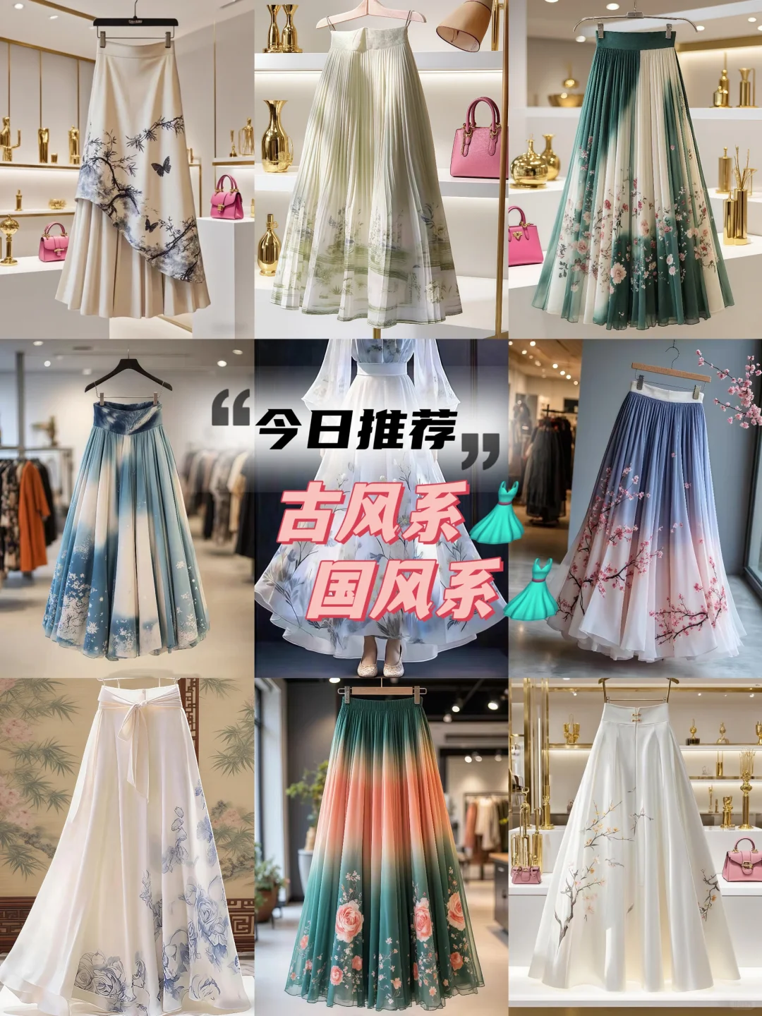 彩虹色裙子谁穿谁好看！