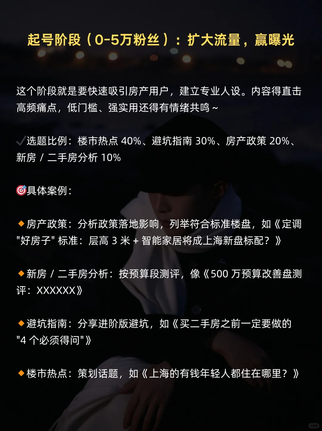 从0到10万+，房产账号阶段化选题攻略