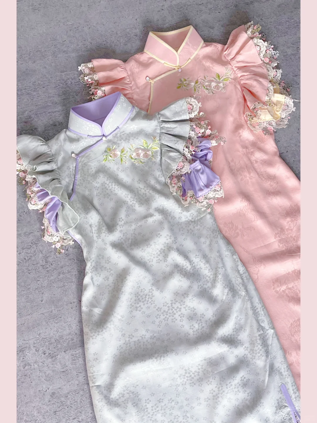 🌷心动浅春系｜新旗袍细节