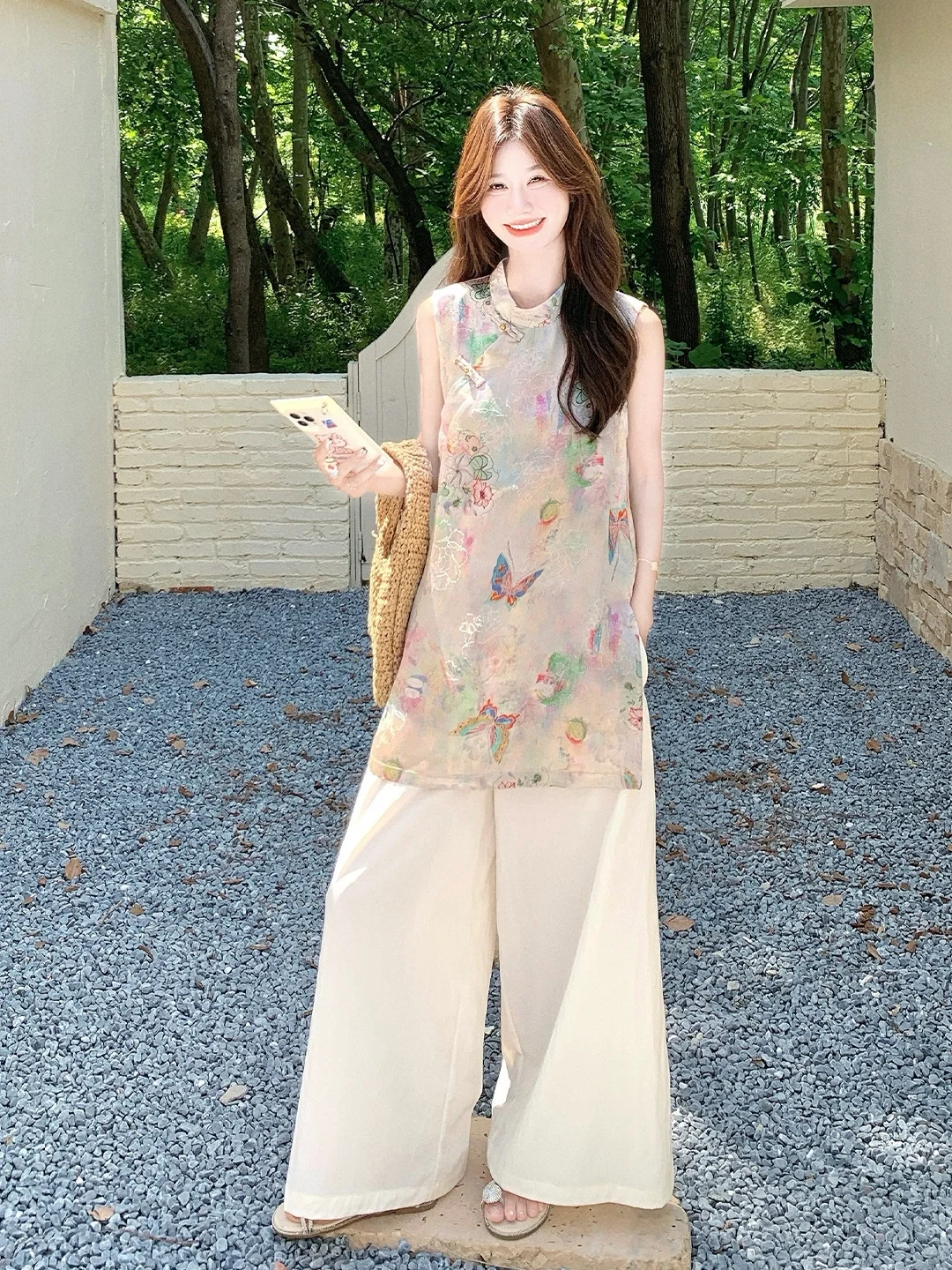 把“春日繁花”穿身上🌸 新中式松弛感套