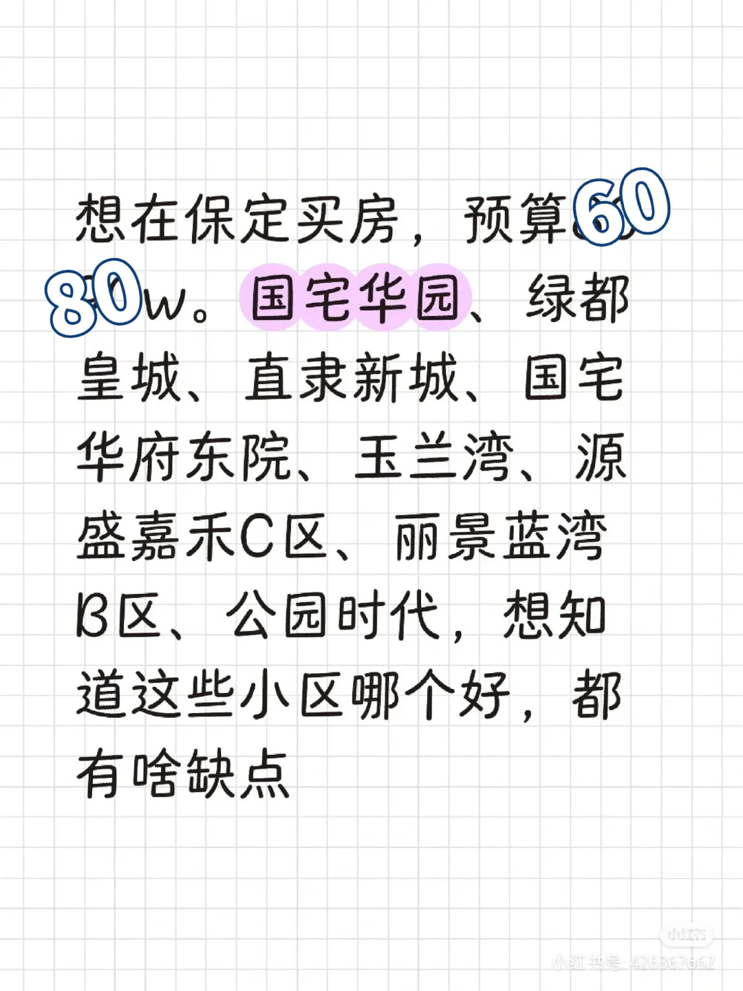 保定买房有啥推荐
