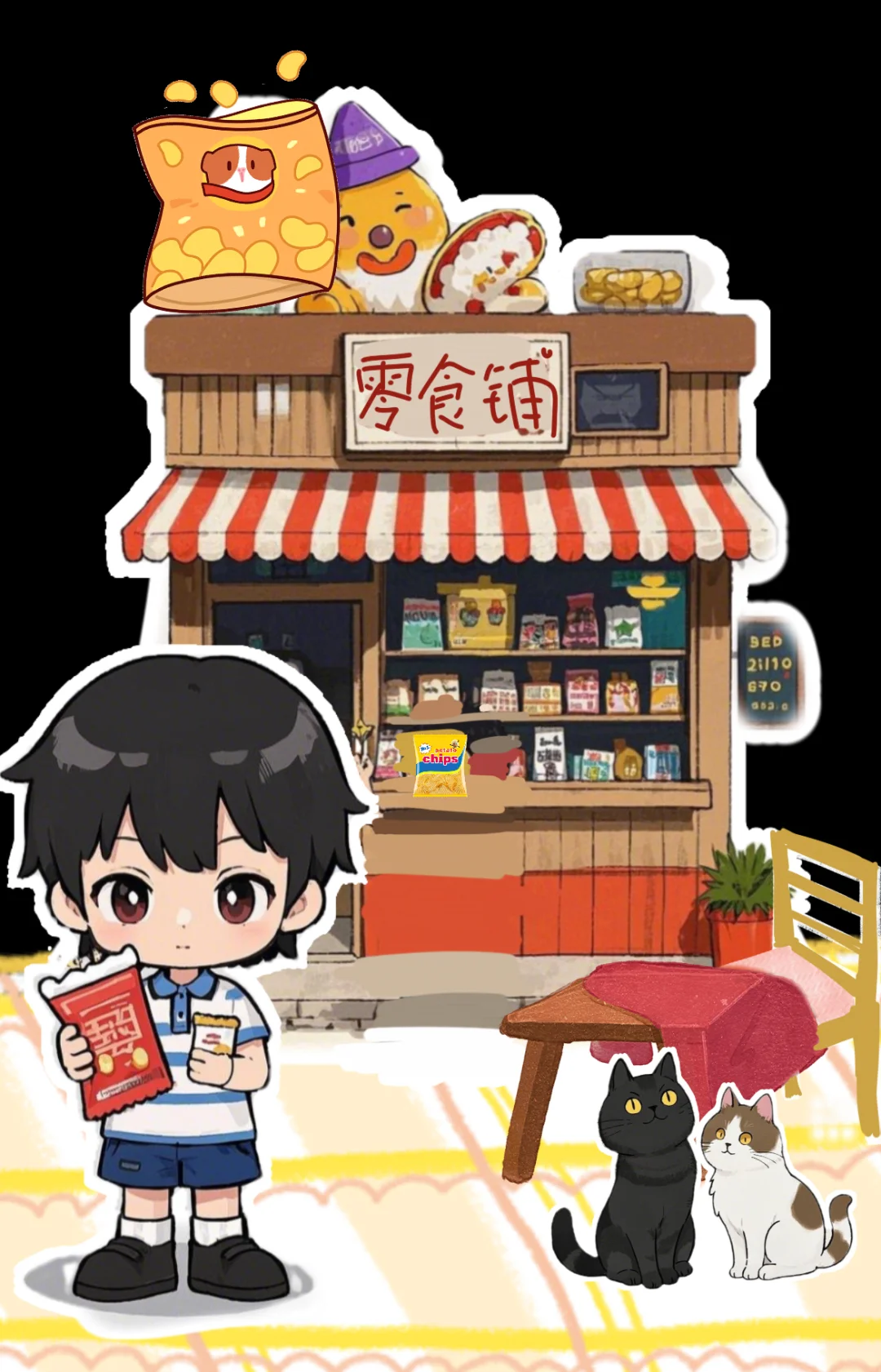 【动漫立体店铺～】素材图