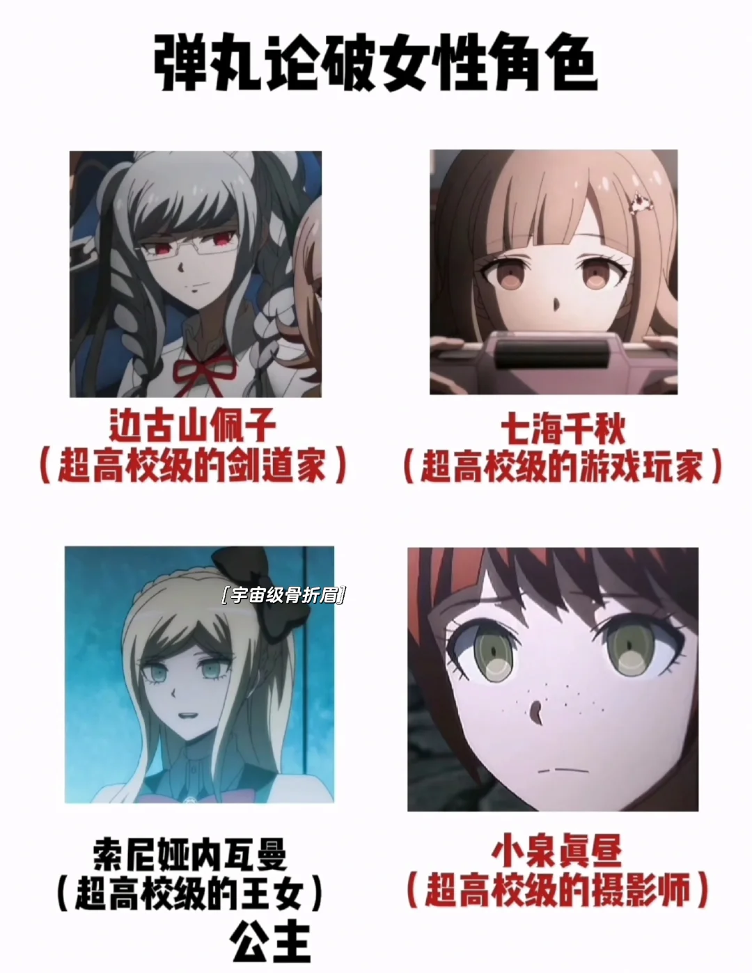 弹丸美女千千万，谁是你的TOP 1？