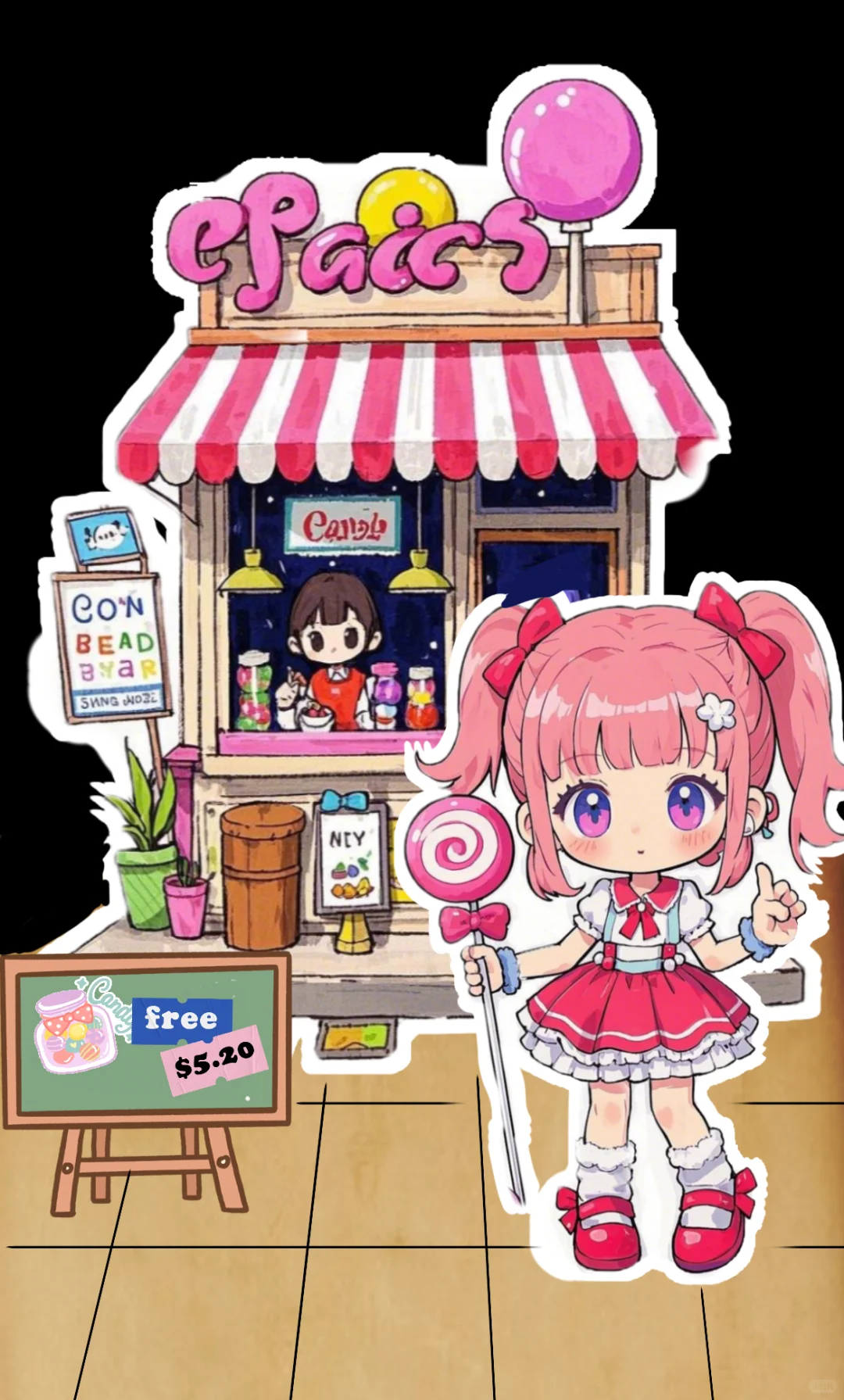【动漫立体店铺～】素材图