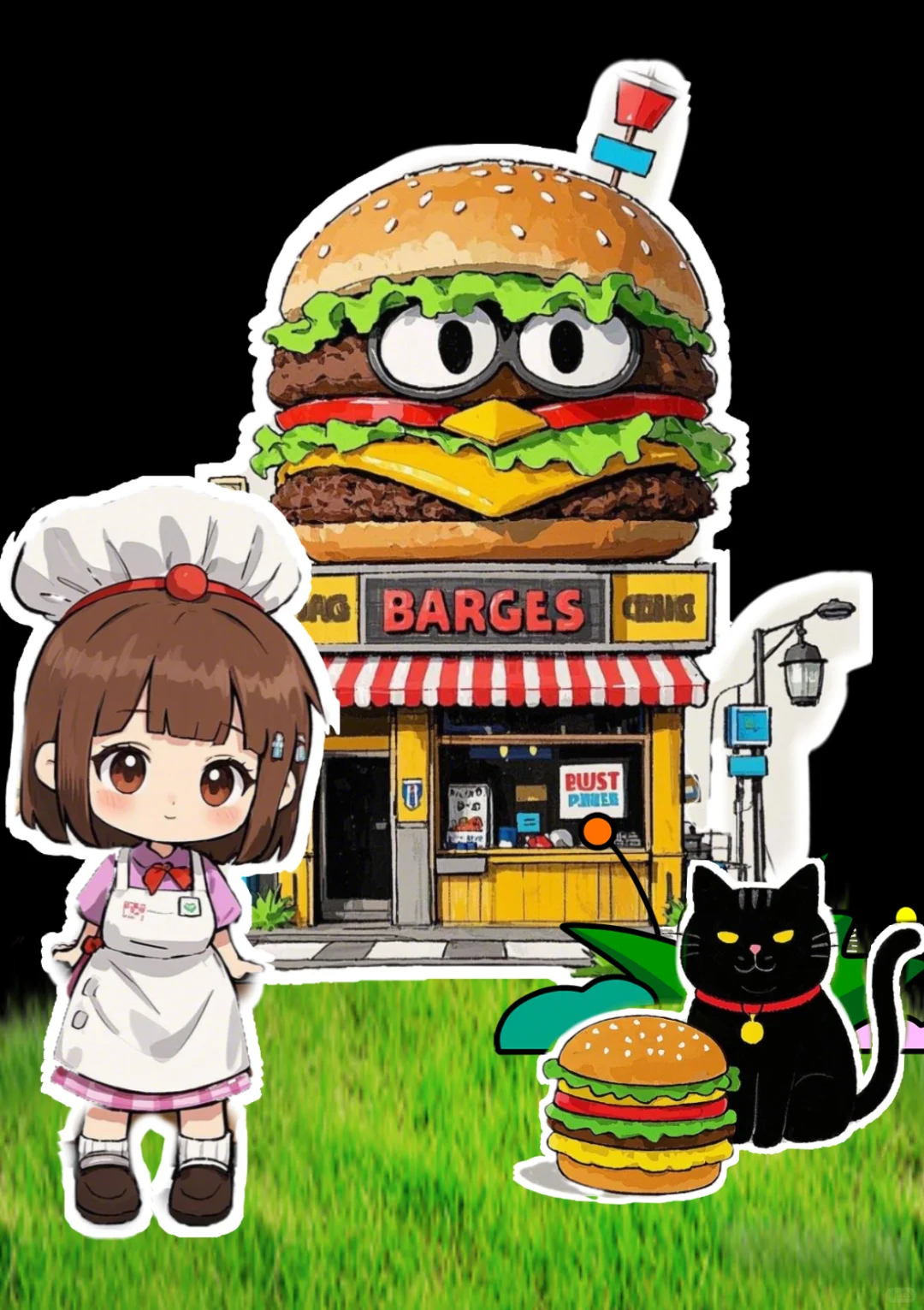 【动漫立体店铺～】素材图