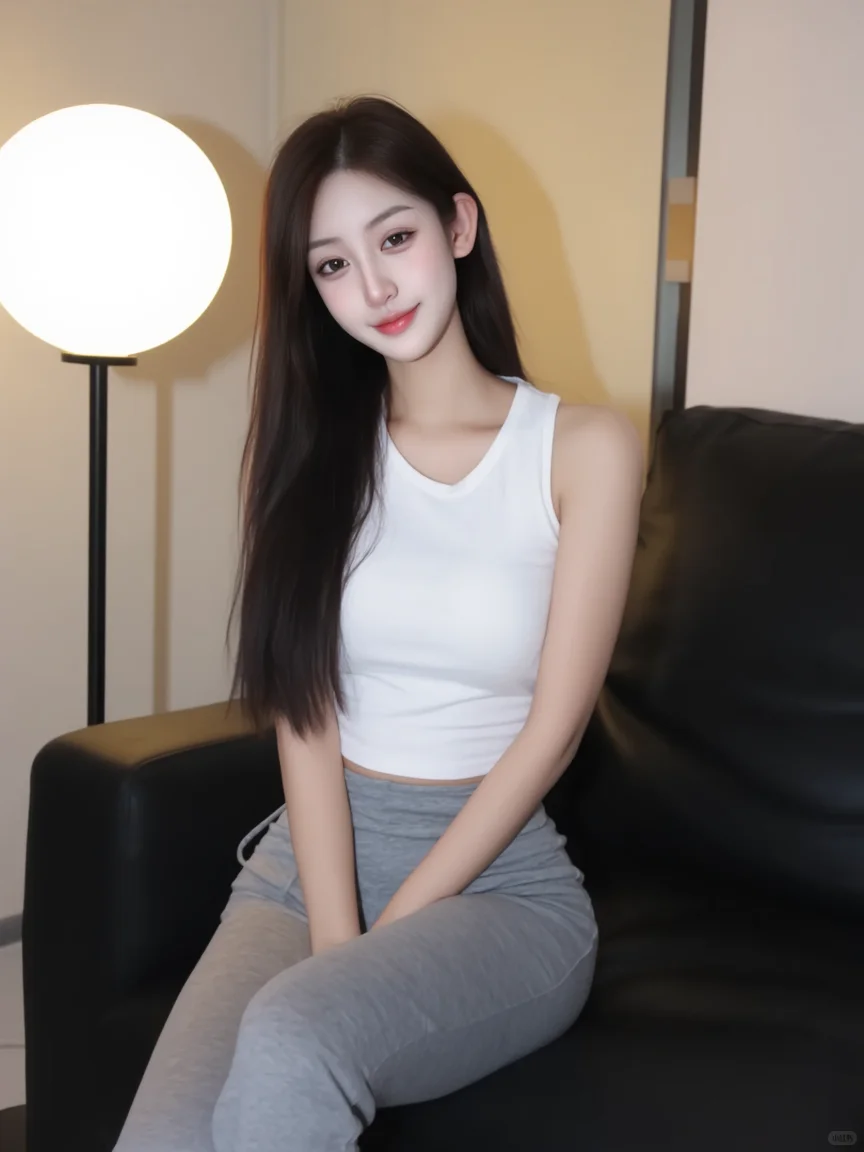 松弛感美女，怎么会有这么好看！