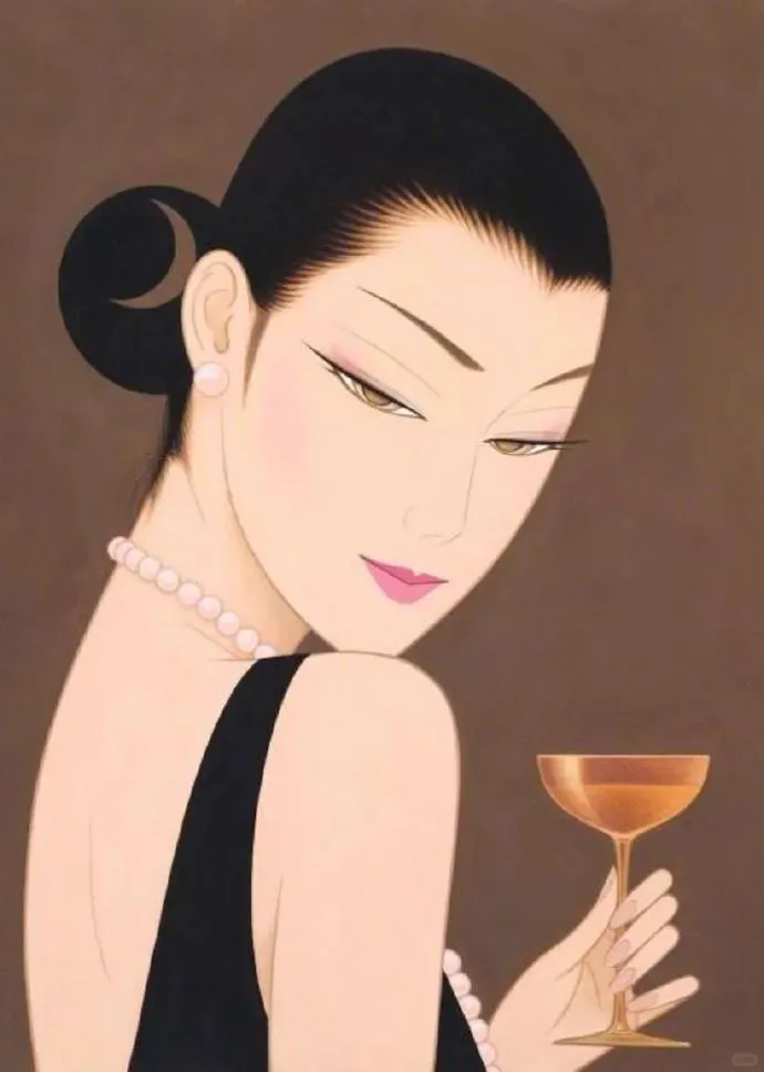 描绘性感高贵的古典美人：日本画师鹤田一郎