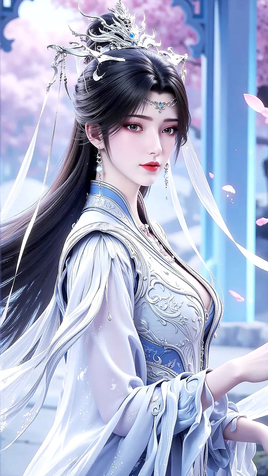 女神壁纸｜李慕婉剧场版手机高清动漫壁纸AI