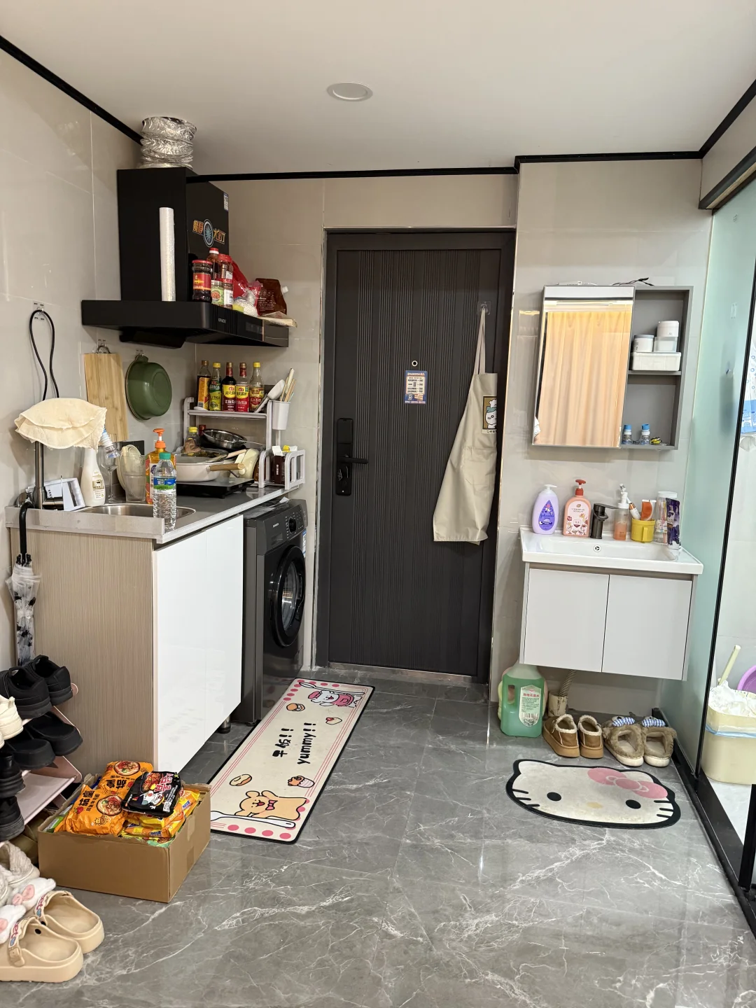 右滑看我新入住的一室一厅