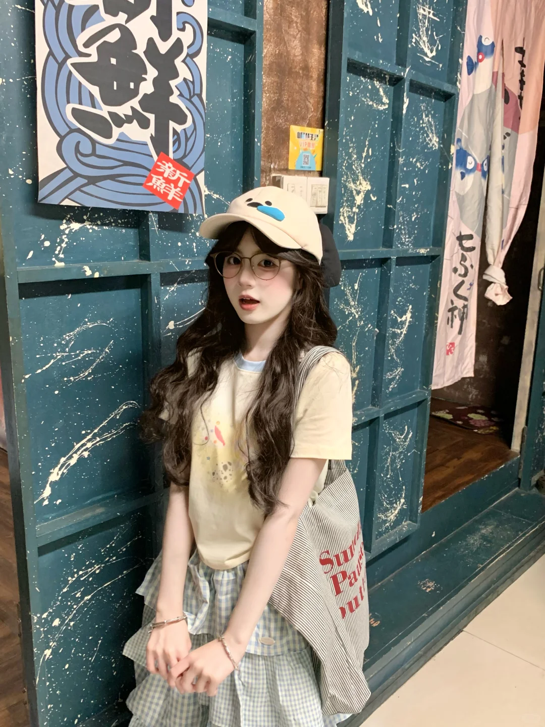 见面时却很热情～