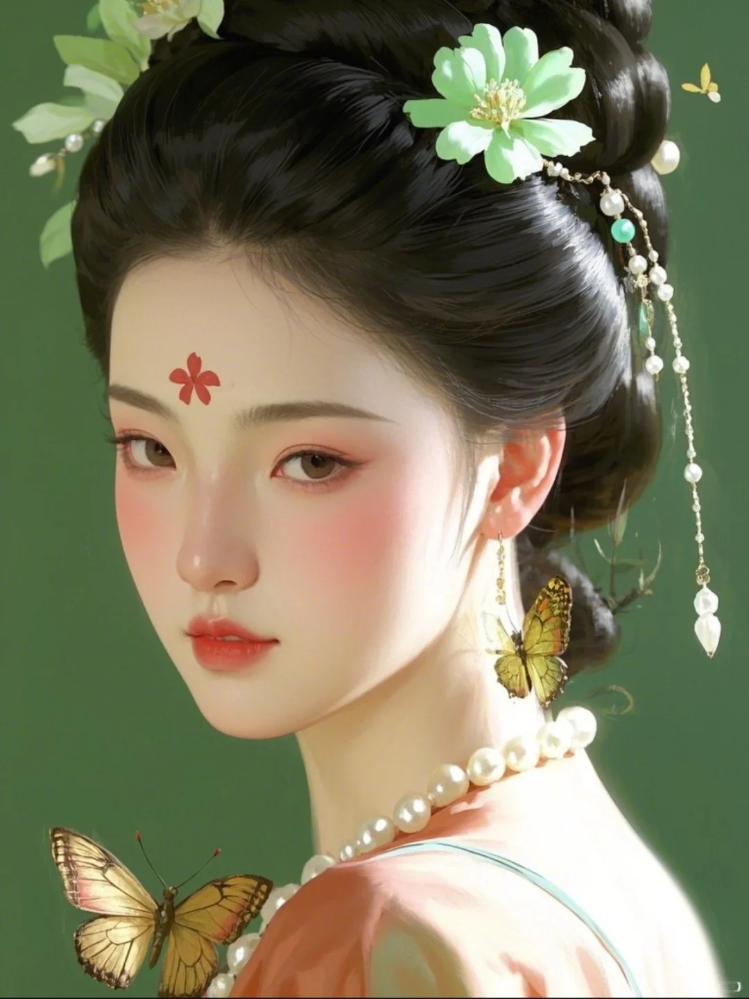 头像里的东方古典韵味