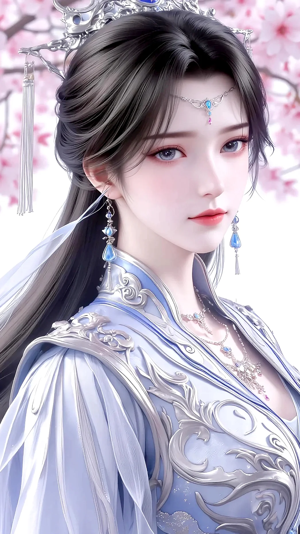 女神壁纸｜李慕婉剧场版手机高清动漫壁纸AI