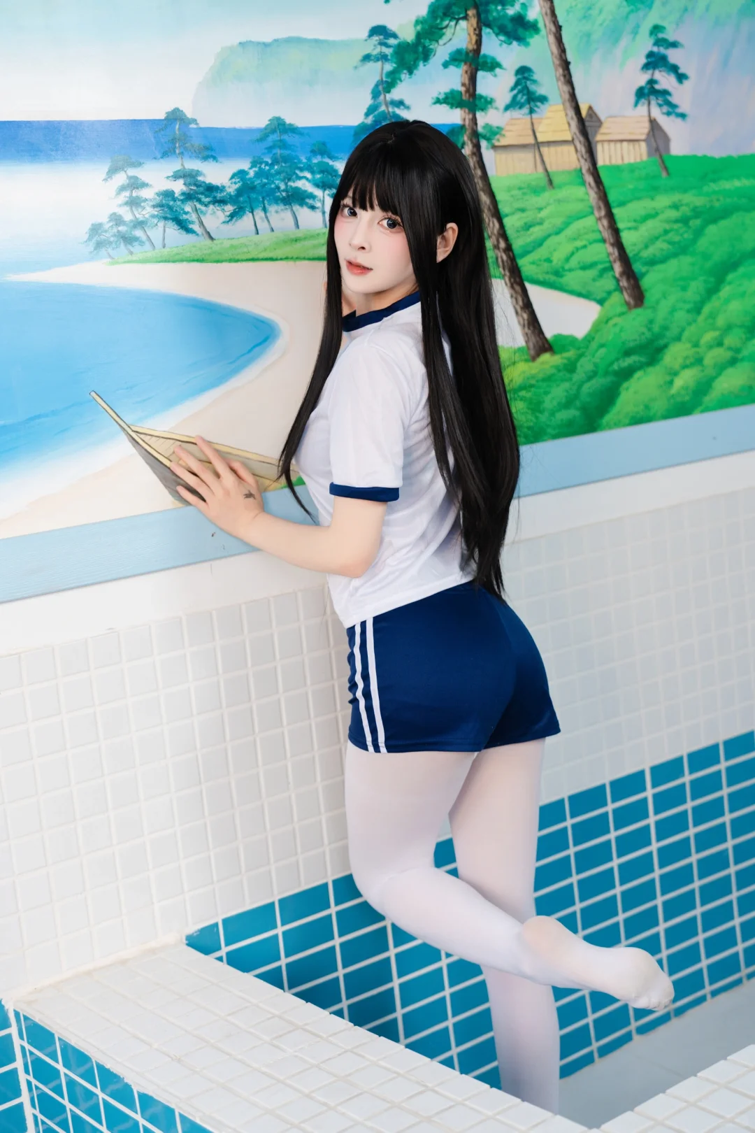 黑长直+体操服=？