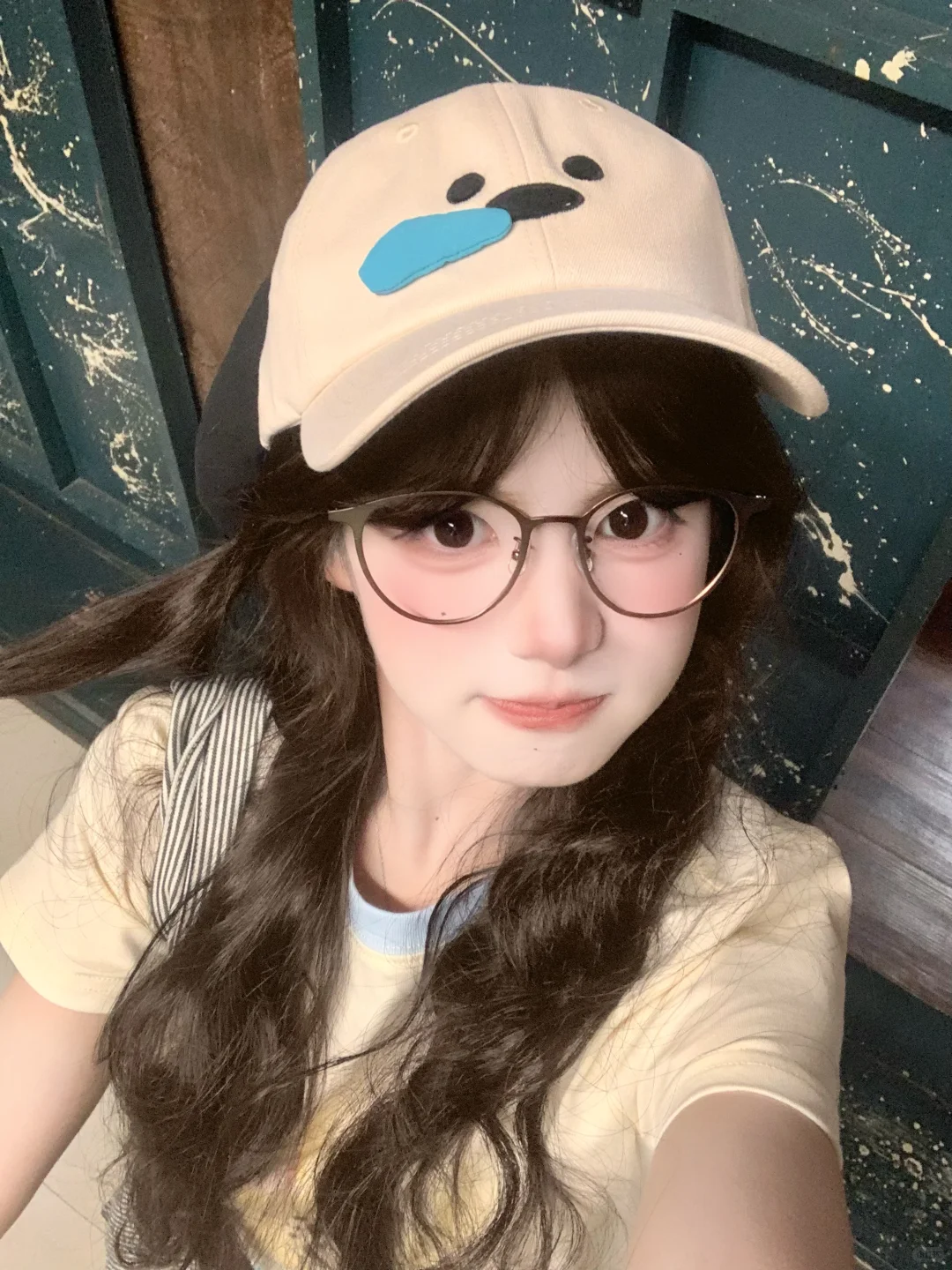 见面时却很热情～